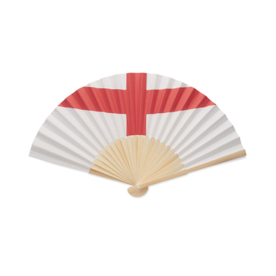 Picture of MANUAL FAN FLAG DESIGN in White