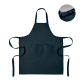 Picture of ORGANIC COTTON APRON 240 GR & M² in Blue