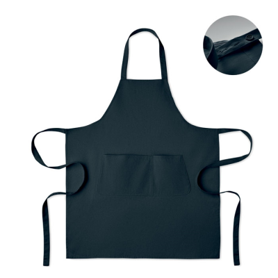 Picture of ORGANIC COTTON APRON 240 GR & M² in Blue