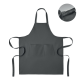 Picture of ORGANIC COTTON APRON 240 GR & M² in Grey