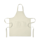 Picture of ORGANIC COTTON APRON 240 GR & M² in White