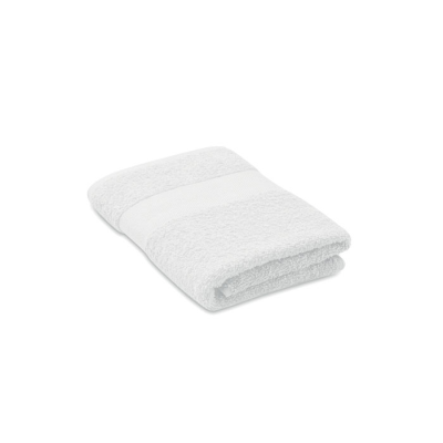 Picture of TOWEL ORGANIC 50X30CM in White.