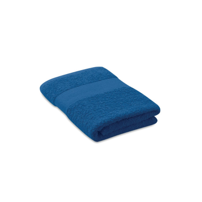 Picture of TOWEL ORGANIC 50X30CM in Blue.