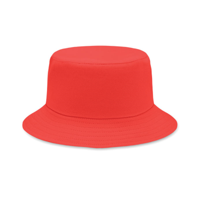 Picture of BRUSHED 260GR & M² COTTON SUNHAT in Red.