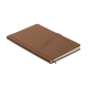 Picture of A5 NOTE BOOK PU FRONT POCKET in Brown