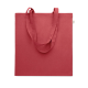 Picture of RECYCLED COTTON SHOPPER TOTE BAG in Red