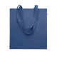 Picture of RECYCLED COTTON SHOPPER TOTE BAG in Blue