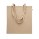 Picture of RECYCLED COTTON SHOPPER TOTE BAG in Brown