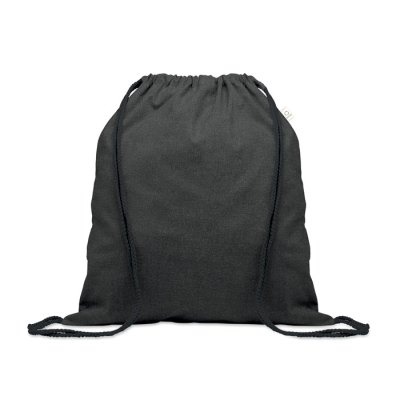 Picture of RECYCLED 140 GR & M² COTTON BAG in Black