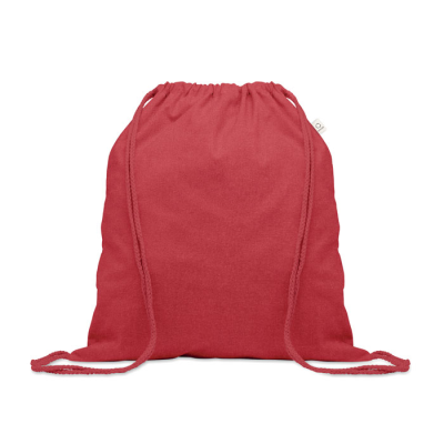 Picture of RECYCLED 140 GR & M² COTTON BAG in Red