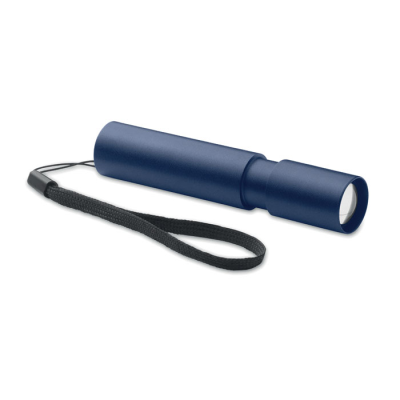 Picture of ALUMINIUM METAL RECHARGEABLE TORCH in Blue