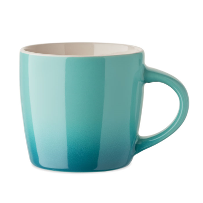 Picture of CERAMIC POTTERY MUG 300ML in Blue
