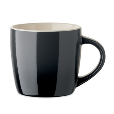 Picture of CERAMIC POTTERY MUG 300ML in Grey