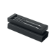 Picture of RECYCLED ALUMINIUM METAL PEN SET in Black