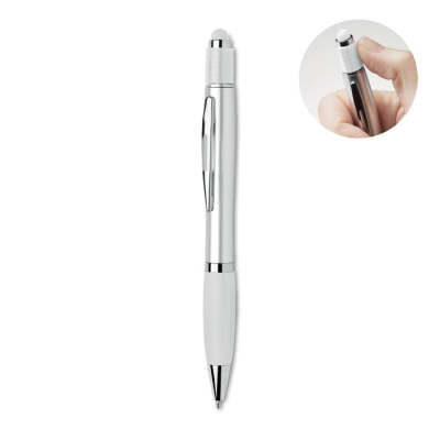 Picture of STYLUS SPINNER PEN in White