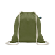 DRAWSTRING BAG FAIRTRADE 180GR in Green image 2