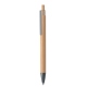 Picture of PUSH BUTTON BAMBOO PEN in Brown