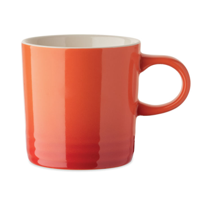 Picture of CERAMIC POTTERY MUG 290ML in Orange