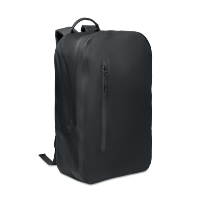 Picture of 300D RPET COMPUTER BACKPACK RUCKSACK in Black
