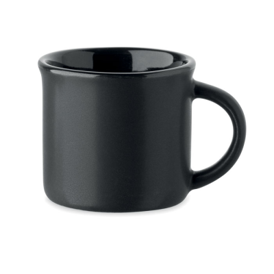 Picture of CERAMIC POTTERY ESPRESSO CUP 40 ML in Black