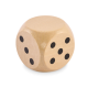Picture of SCHIMA WOOD DICE 5CM DIA in Brown