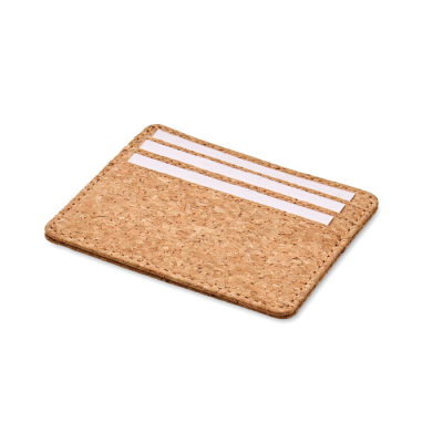 Picture of CORK CARDHOLDER with Rfid in Brown
