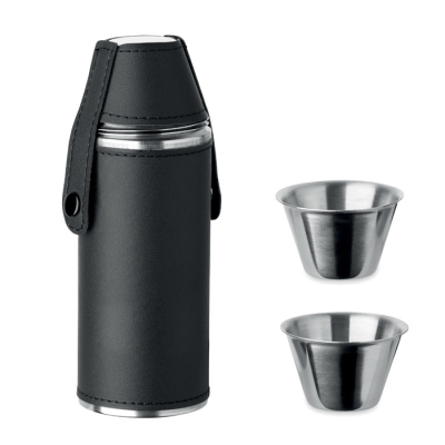 Picture of HIP FLASK with Shot Cup in Black