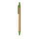 Picture of PUSH BUTTON BALL PEN in Bamboo in Green