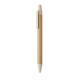 Picture of PUSH BUTTON BALL PEN in Bamboo in Brown