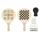 BEACH RACKET SET in Brown image 2
