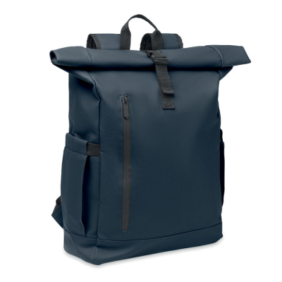 Picture of ROLLTOP LAPTOP BACKPACK RUCKSACK 600D in Blue
