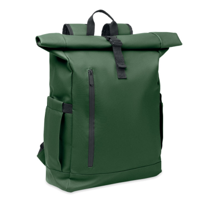 Picture of ROLLTOP LAPTOP BACKPACK RUCKSACK 600D in Green