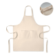 Picture of ORGANIC COTTON APRON 240 GR & M² in Brown