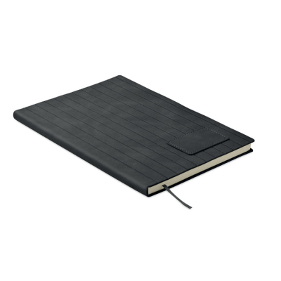 Picture of A5 NOTE BOOK in Smokey PU in Black.