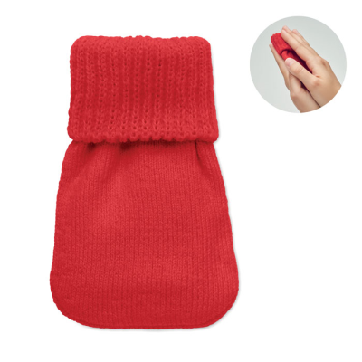 Picture of HAND WARMER KNITTED POLYESTER in Red