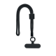 Picture of RPET PHONE WRIST CORD in Black