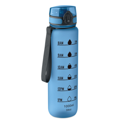 Picture of SPORTS WATER BOTTLE RPET 1L in Blue