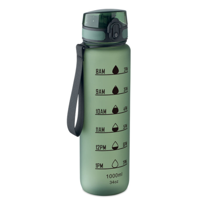 Picture of SPORTS WATER BOTTLE RPET 1L in Green
