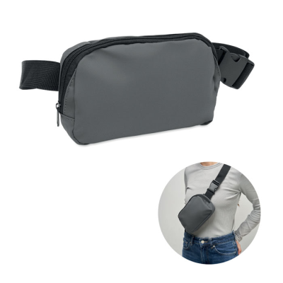 Picture of WAIST BAG in 210D Polyester in Grey