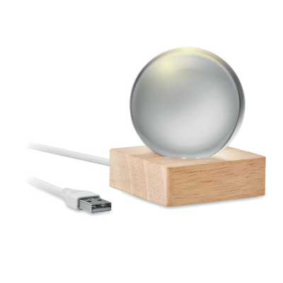 Picture of LED GLASS BALL in Brown