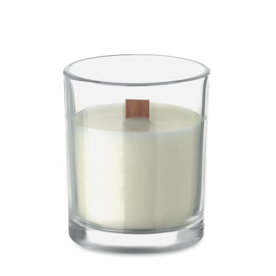 Picture of PLANT BASED WAX CANDLE 80 GR in White