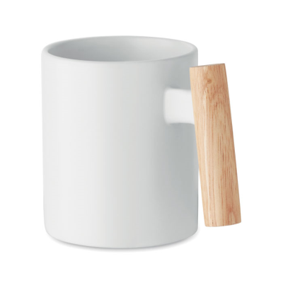 Picture of CERAMIC POTTERY MUG 320 ML in White