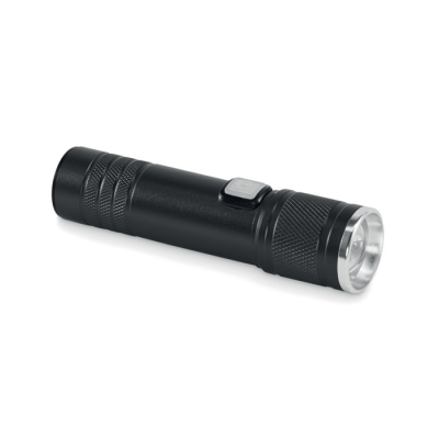 Picture of RECHARGEABLE COB LIGHT TORCH in Black
