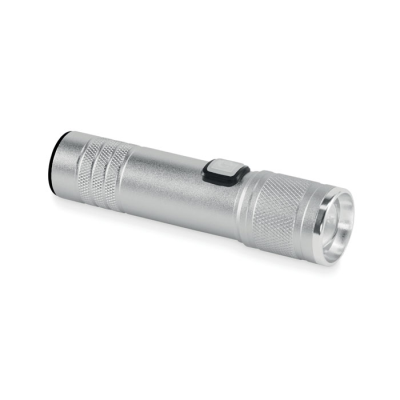 Picture of RECHARGEABLE COB LIGHT TORCH in Silver