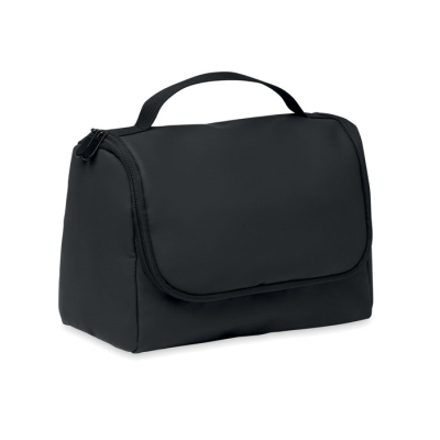 Picture of COSMETICS HANGING BAG in PU in Black