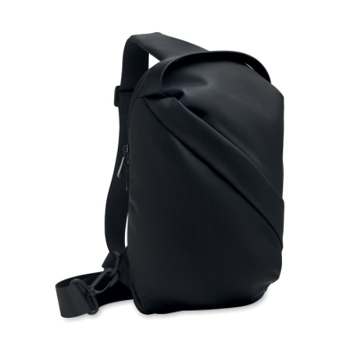 Picture of CROSS CHEST BAG in Soft PU in Black