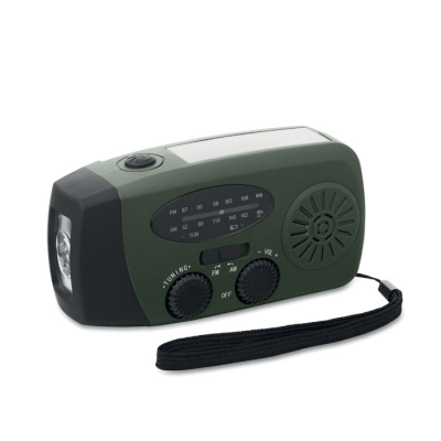Picture of PORTABLE RADIO with LED Torch in Green