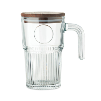 Picture of GLASS MUG 450ML in White