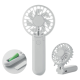PORTABLE FOLDING FAN in White image 2