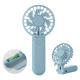 PORTABLE FOLDING FAN in Blue image 2